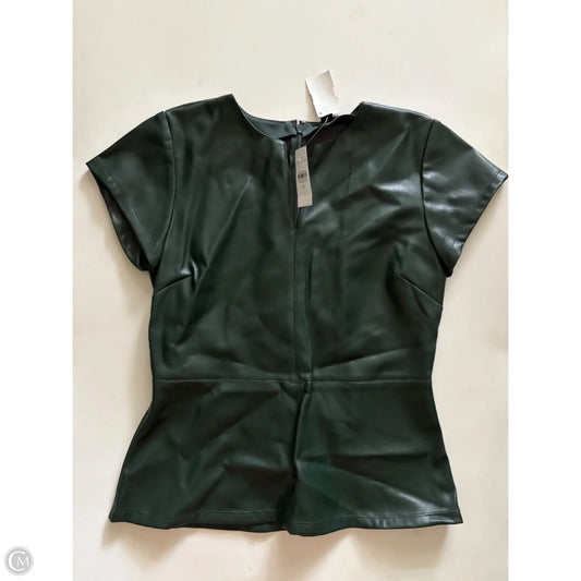 Top Short Sleeve By Ann Taylor In Green, Size: Xs