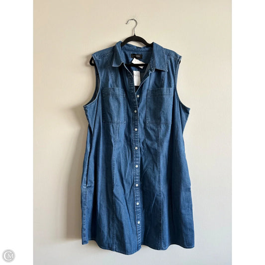 Dress Casual Short By Banana Republic In Blue Denim, Size: Xxl