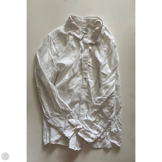 Top Long Sleeve By Lucky Brand In White, Size: Xl