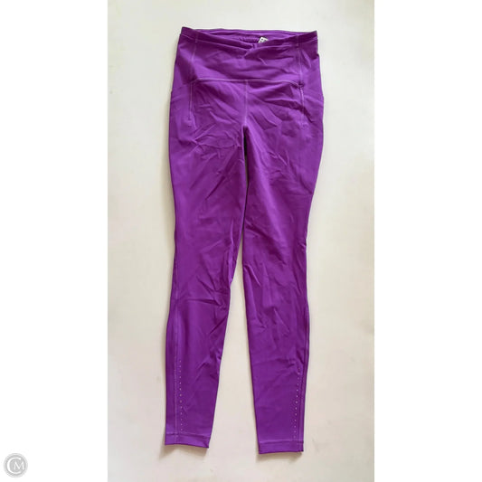 Athletic Leggings By Lululemon In Purple, Size: 4