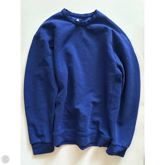 Sweatshirt Crewneck By Nike In Blue, Size: S