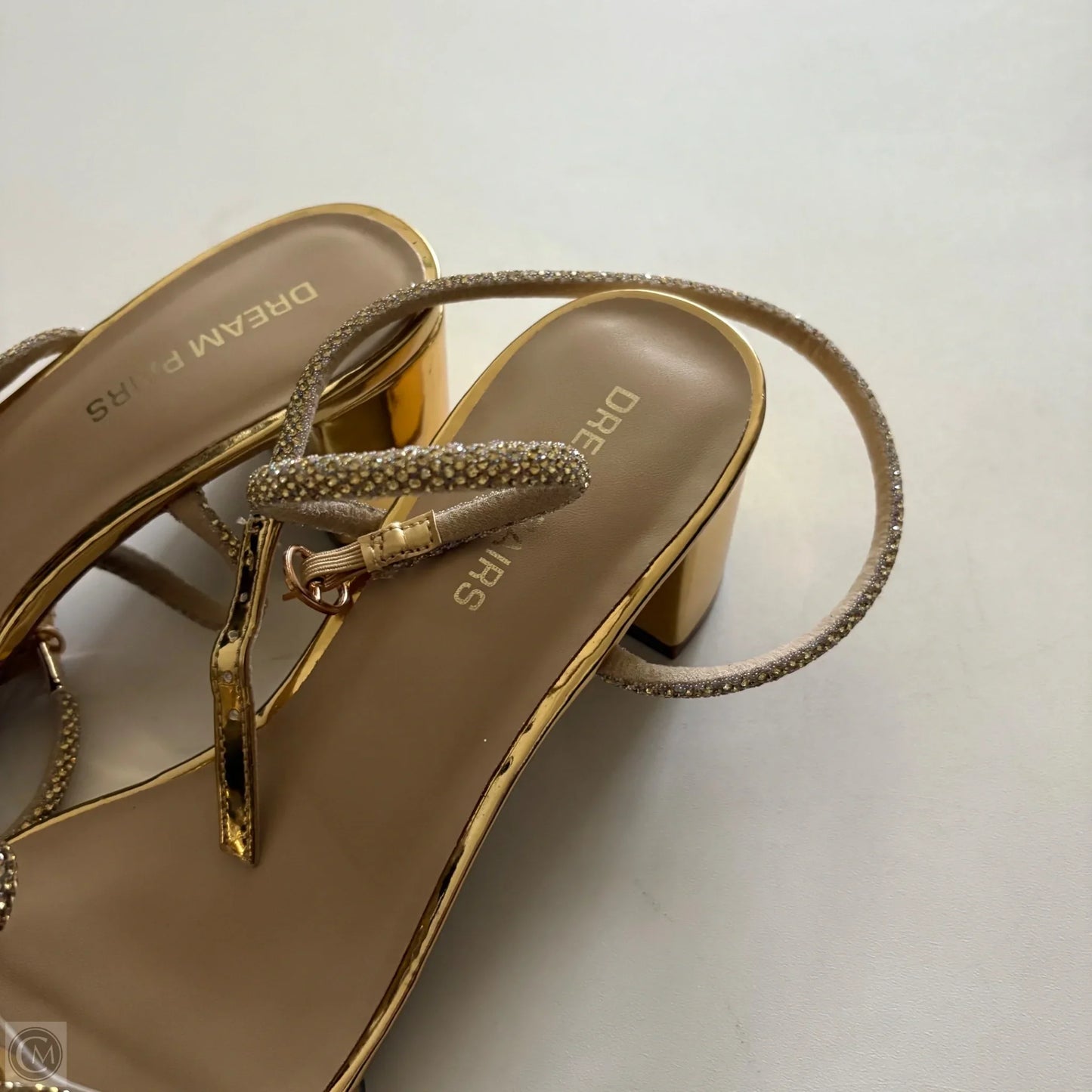 Shoes Heels Kitten By Dream Pairs In Gold, Size: 10