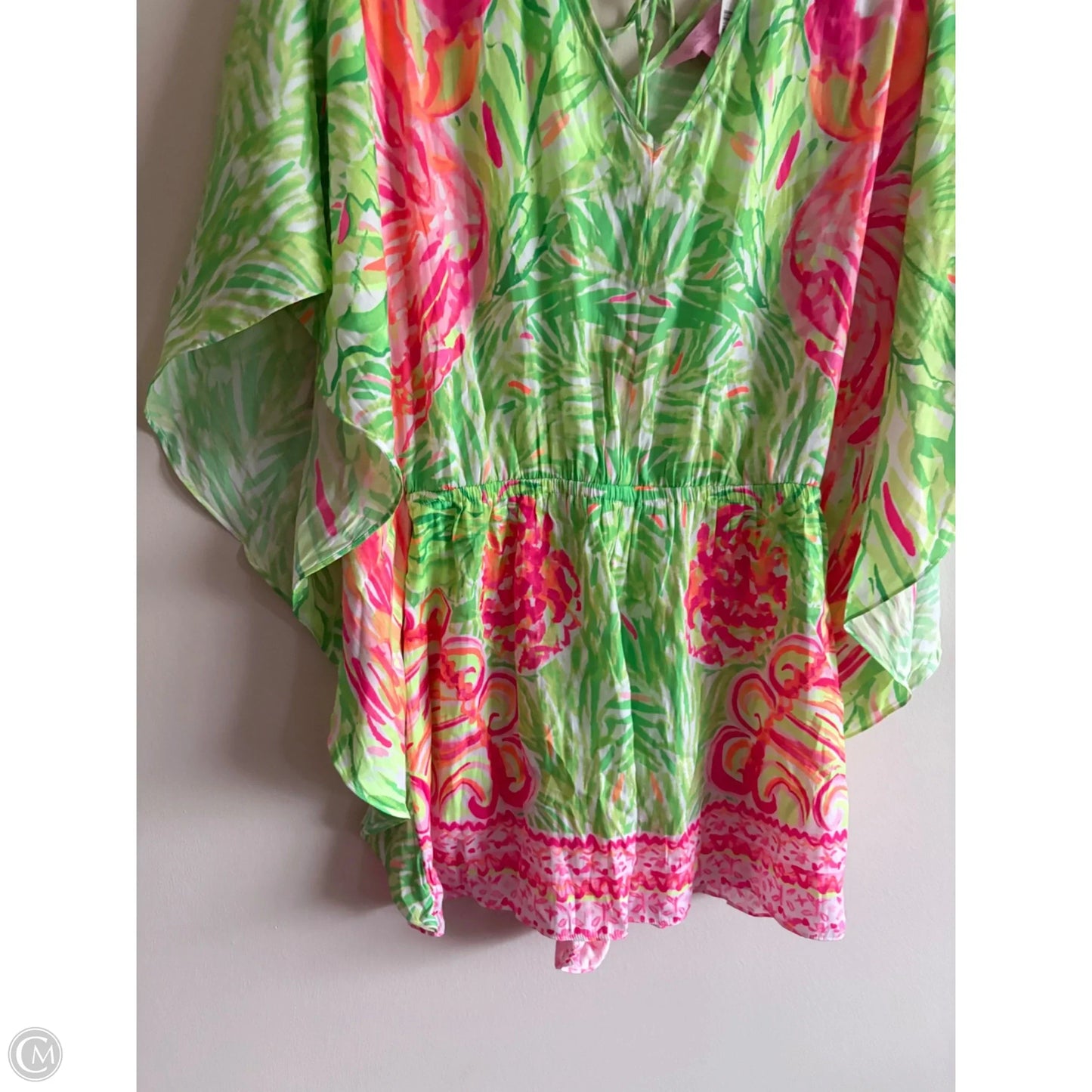 Romper Designer By Lilly Pulitzer In Green, Size: M