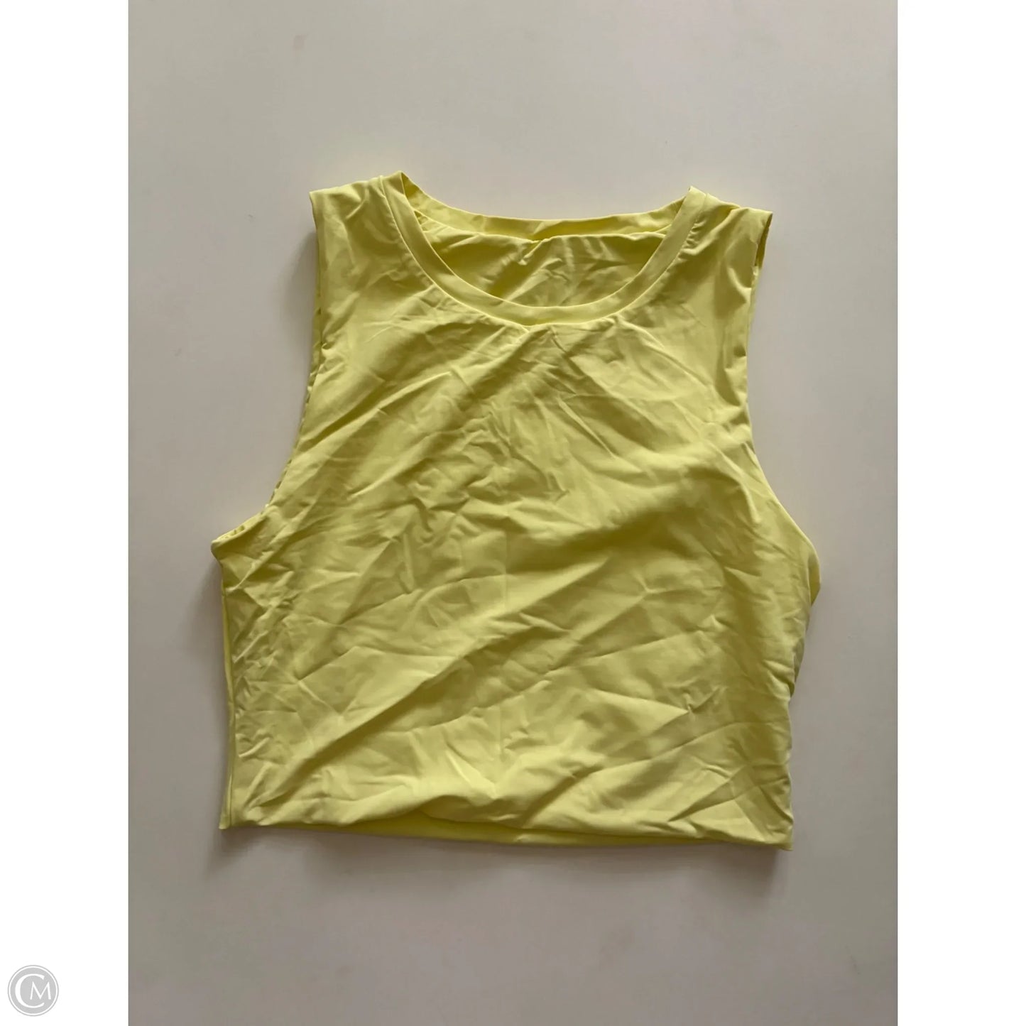 Athletic Tank Top By VITALITY BALANCE In Yellow, Size: L