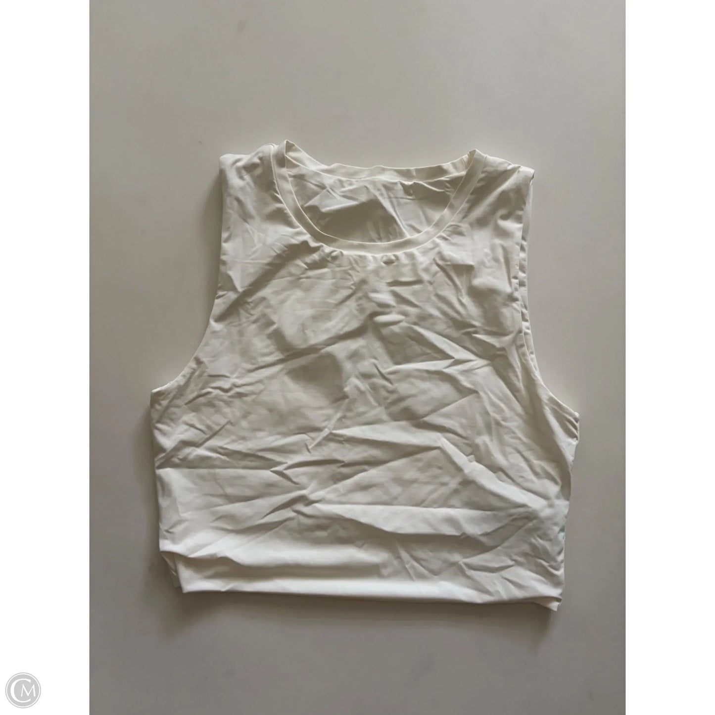 Athletic Tank Top By VITALITY BALANCE In White, Size: L