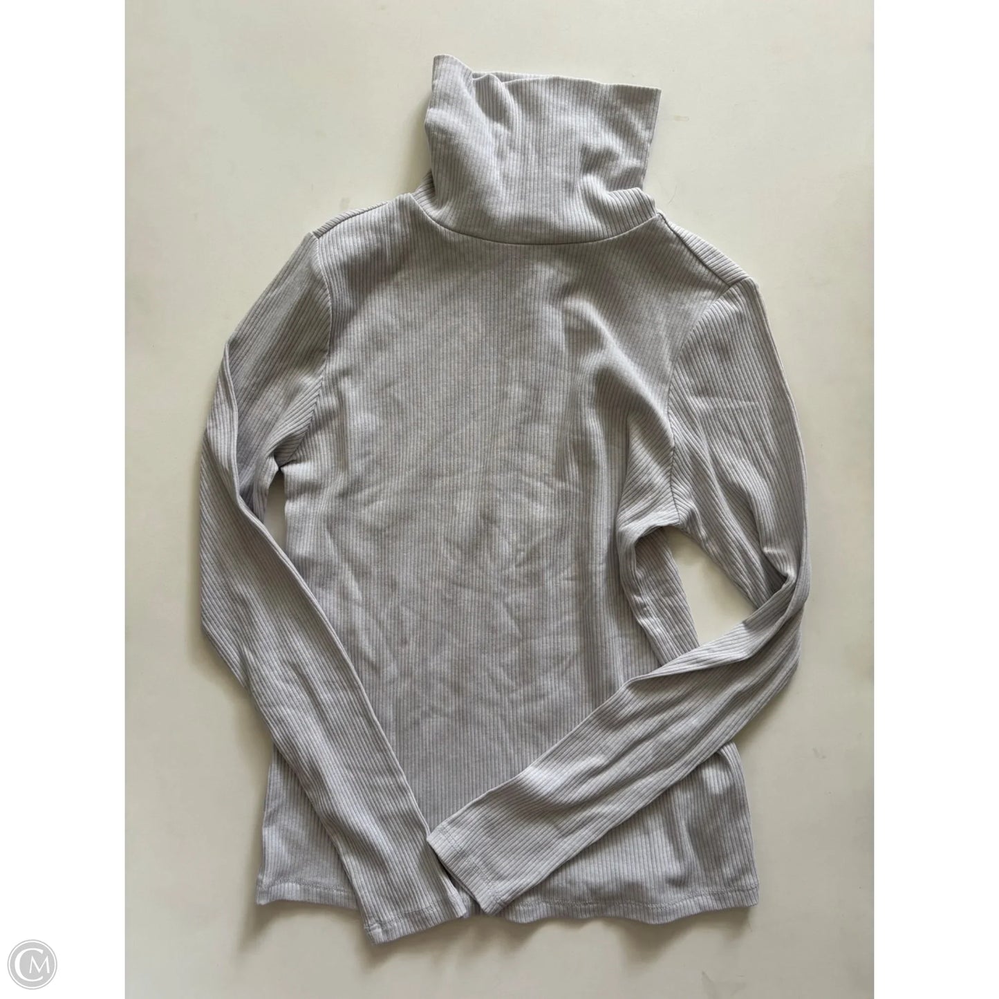 Top Long Sleeve By Old Navy In Grey, Size: M