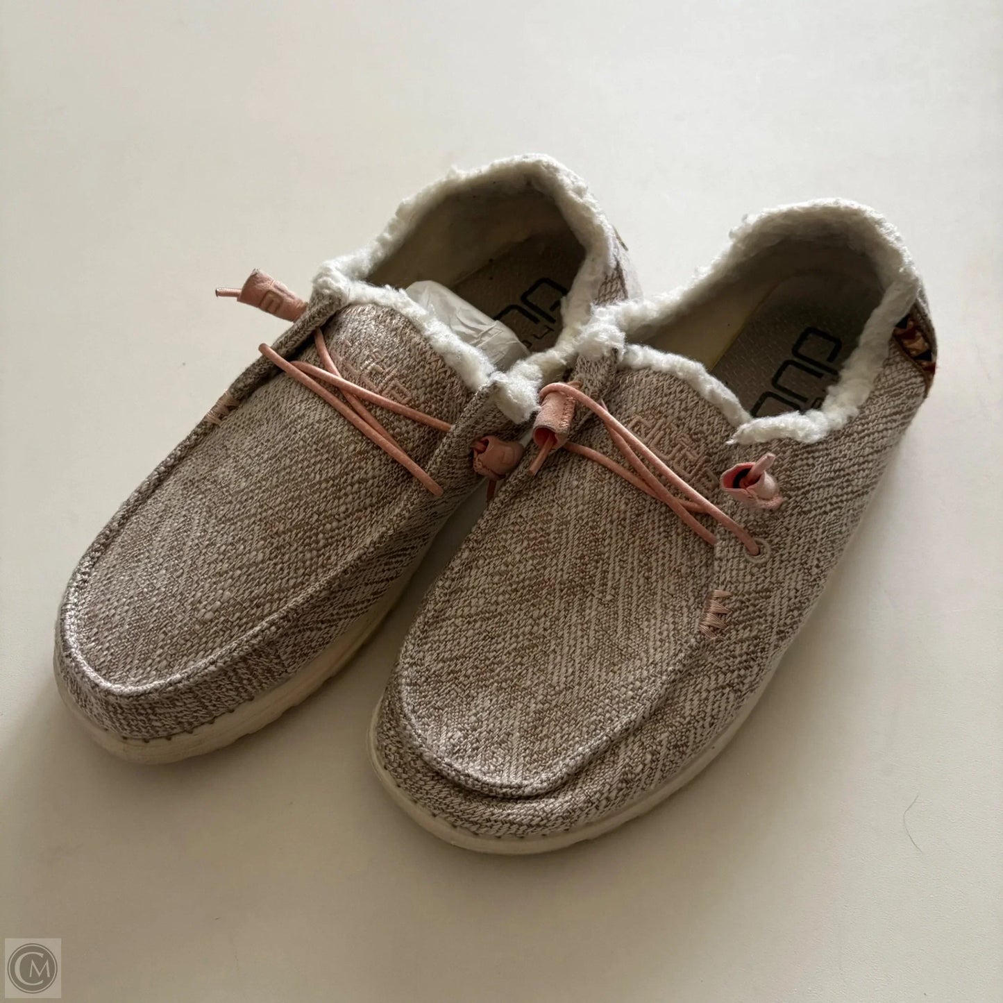 Shoes Sneakers By Hey Dude In Beige, Size: 8