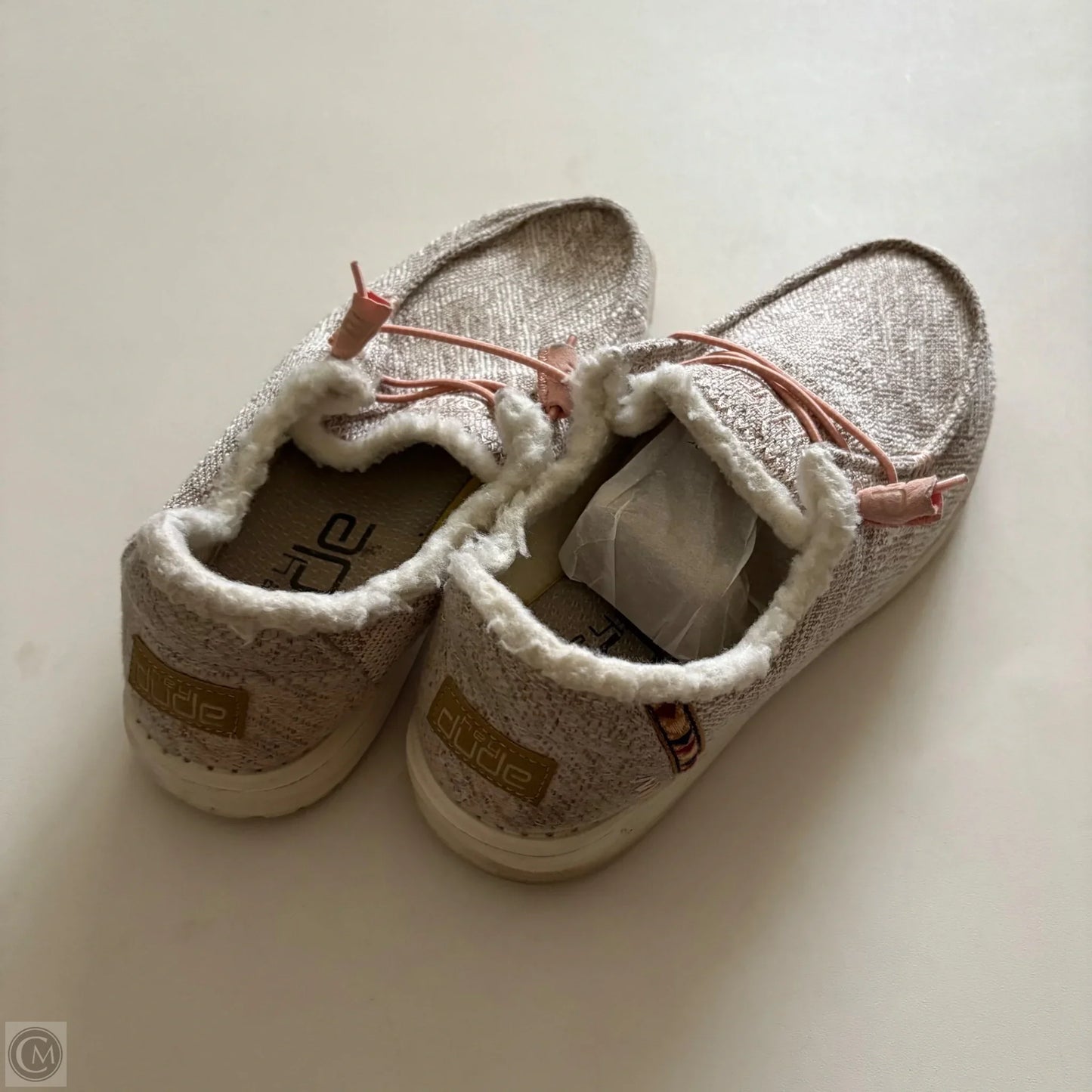 Shoes Sneakers By Hey Dude In Beige, Size: 8