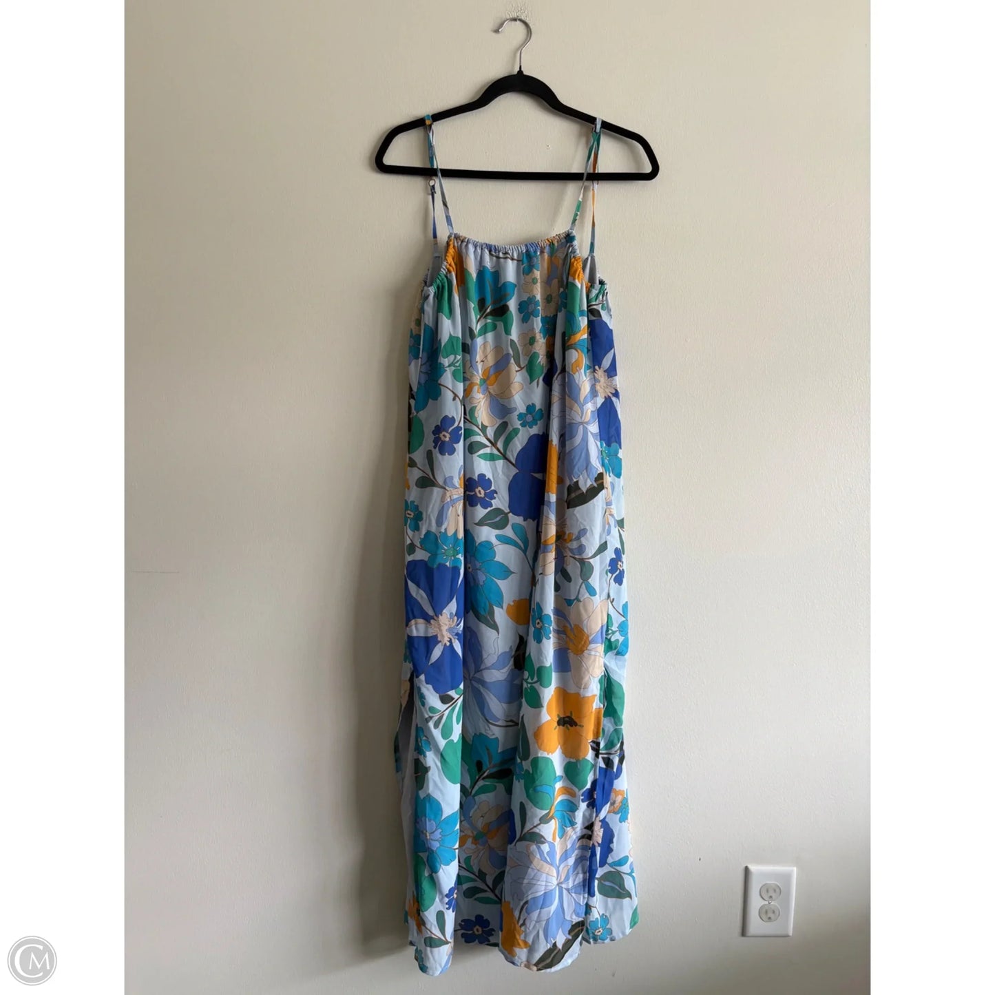 Dress Casual Maxi By grace & emma In Blue, Size: Xxl
