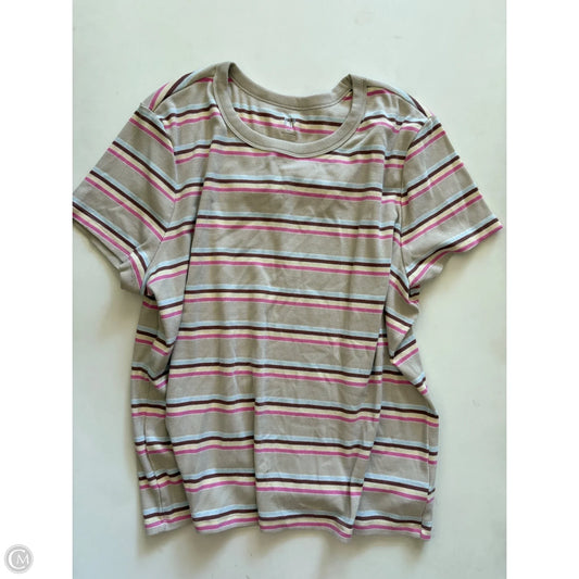Top Short Sleeve By Gap In Beige, Size: Xxl