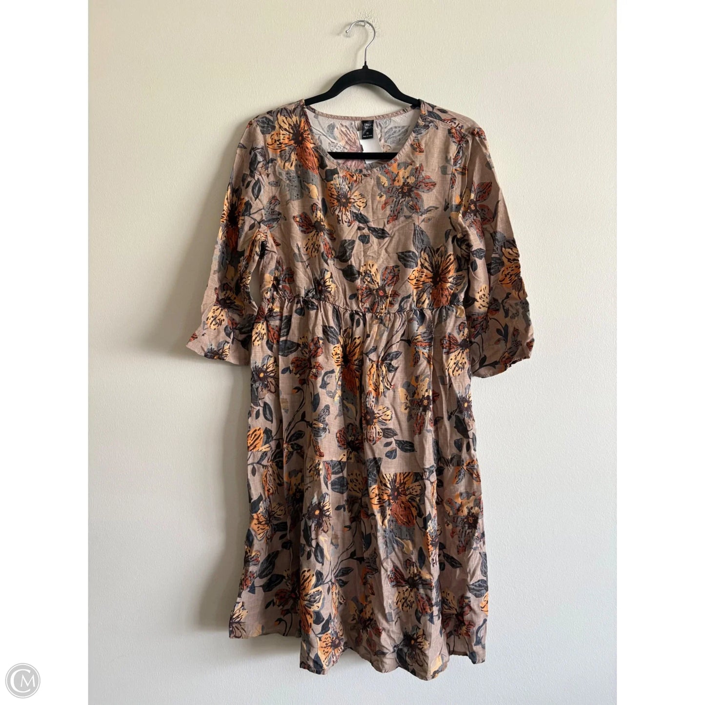 Dress Casual Short By Emery Rose In Floral Print, Size: Xl