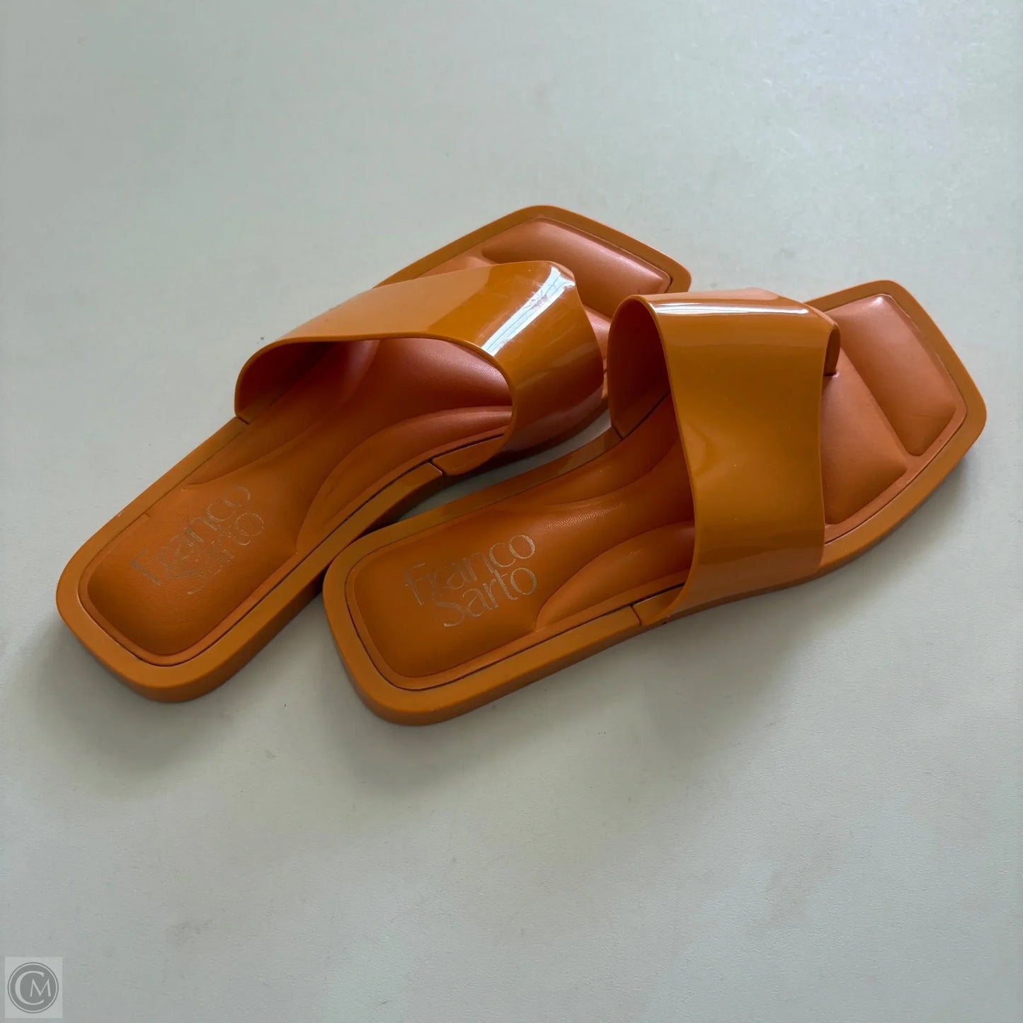 Sandals Flats By Franco Sarto In Orange, Size: 5