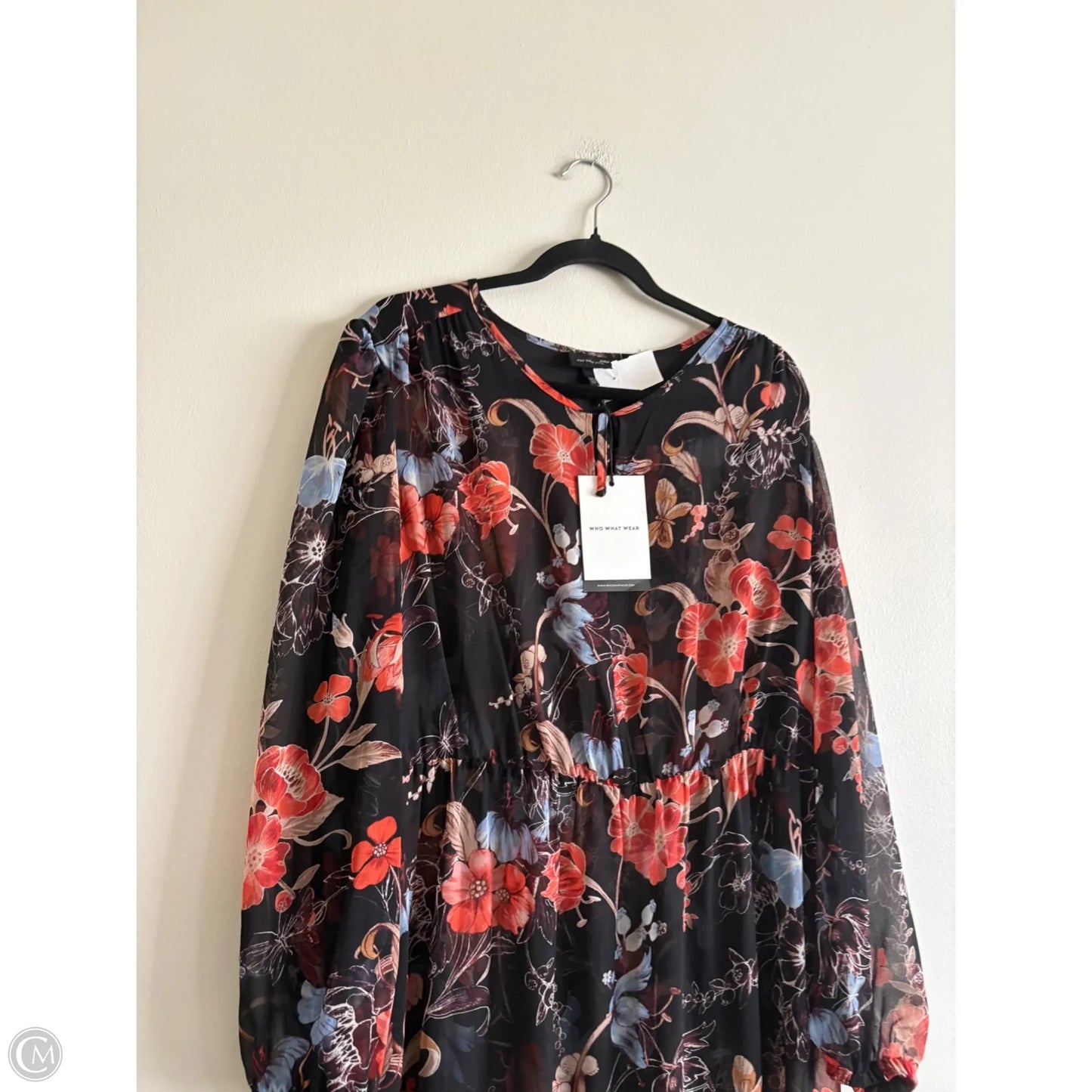 Dress Casual Maxi By Who What Wear In Floral Print, Size: Xxl