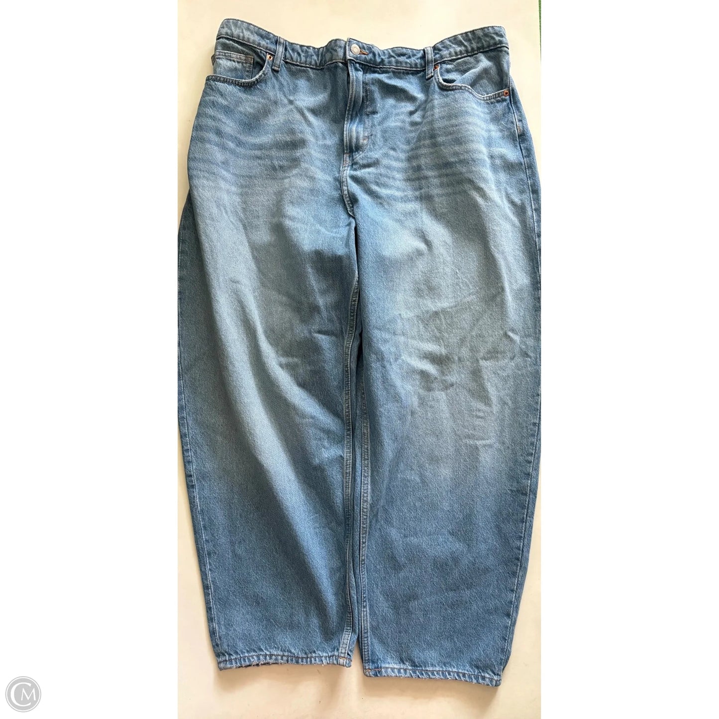 Jeans Wide Leg By & denim In Blue, Size: 22