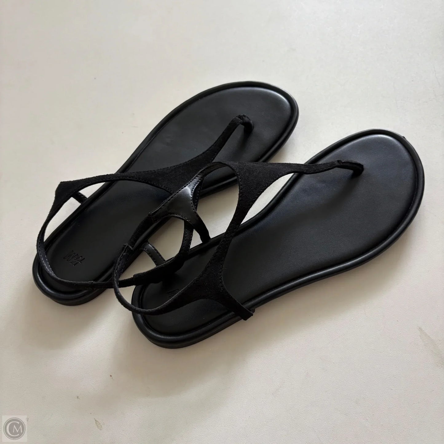 Sandals Flip Flops By H&m In Black, Size: 9