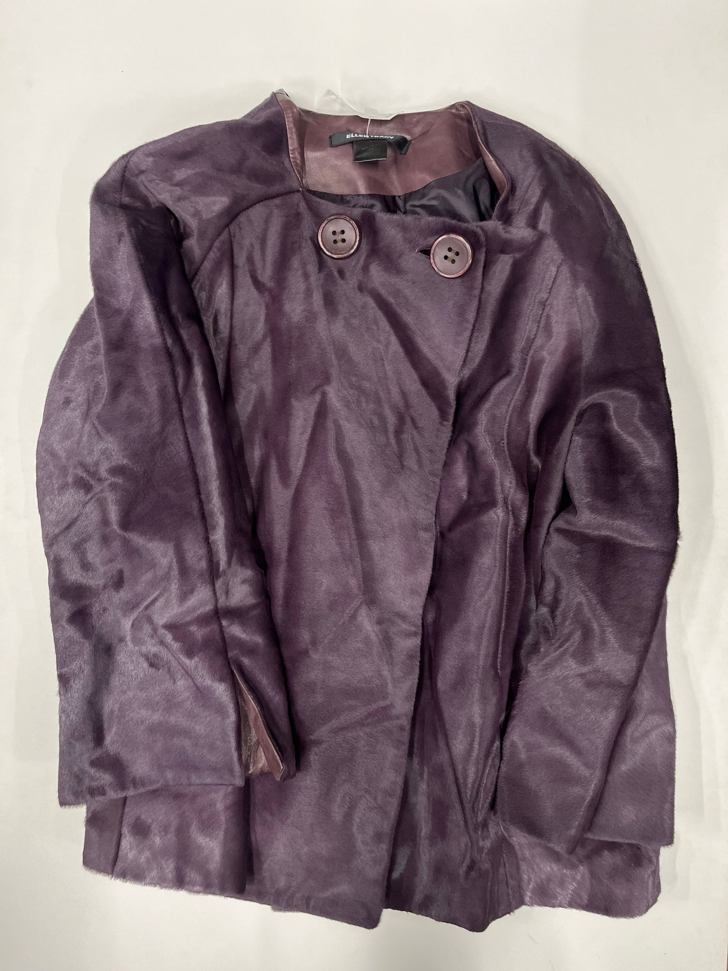 Coat Leather By Ellen Tracy  Size: M