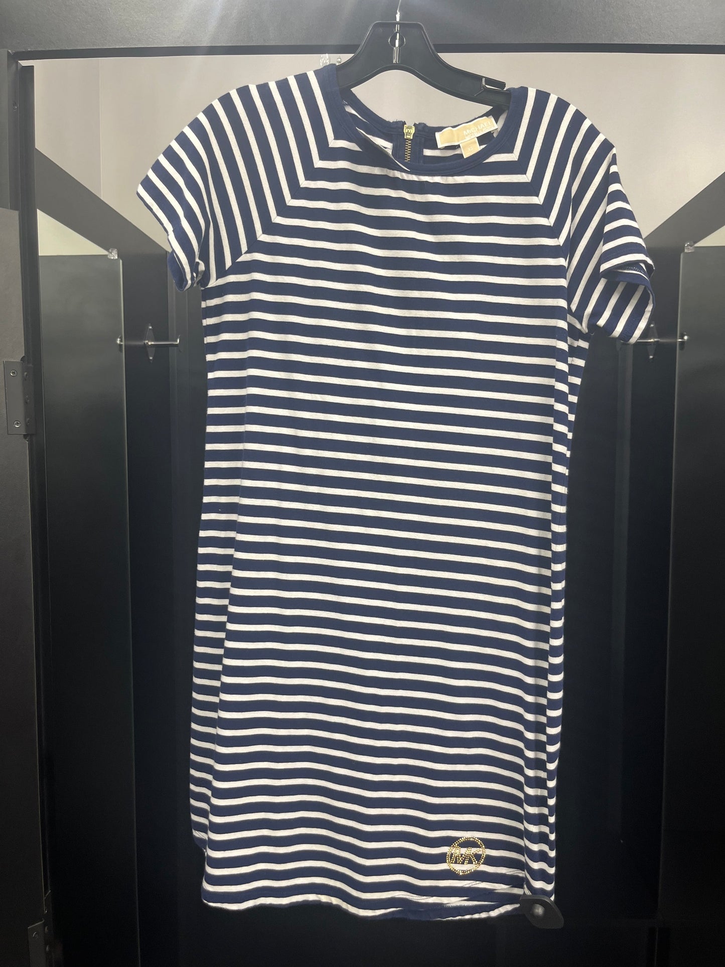 Striped Dress Casual Short Michael Kors, Size Xs