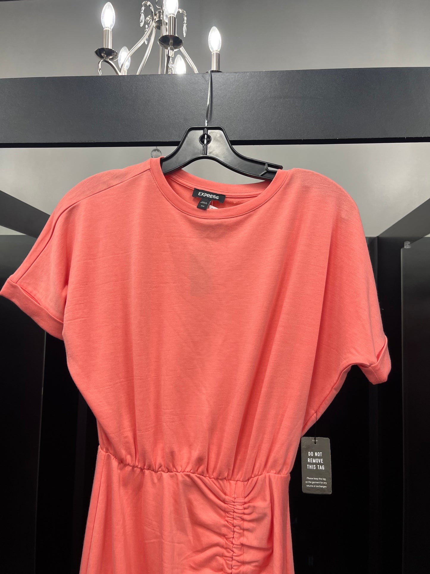 Pink Dress Casual Short Express NWT, Size Xxs