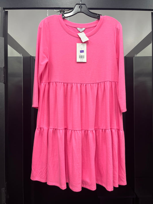 Pink Dress Casual Midi Crown And Ivy NWT, Size S