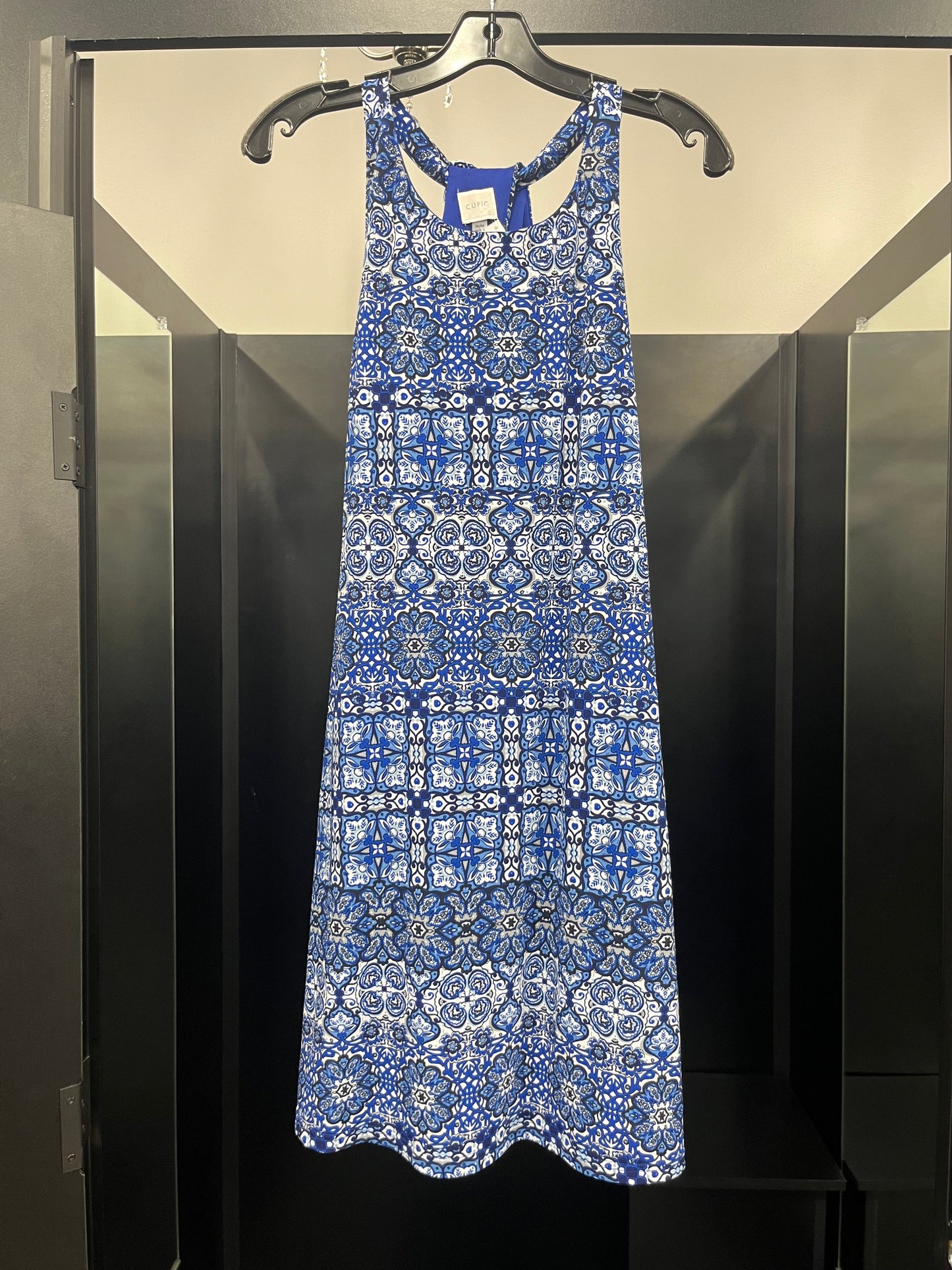 Blue Dress Casual Midi Cupio, Size M