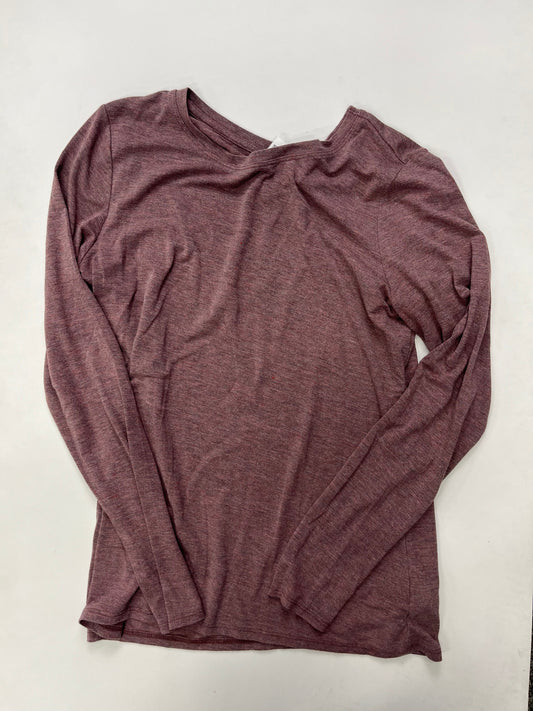 Mauve Top Long Sleeve Adrienne Vittadini, Size M