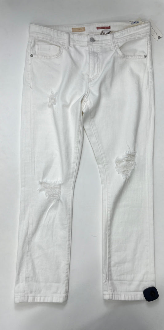 White Jeans Straight Anthropologie NWT, Size 10