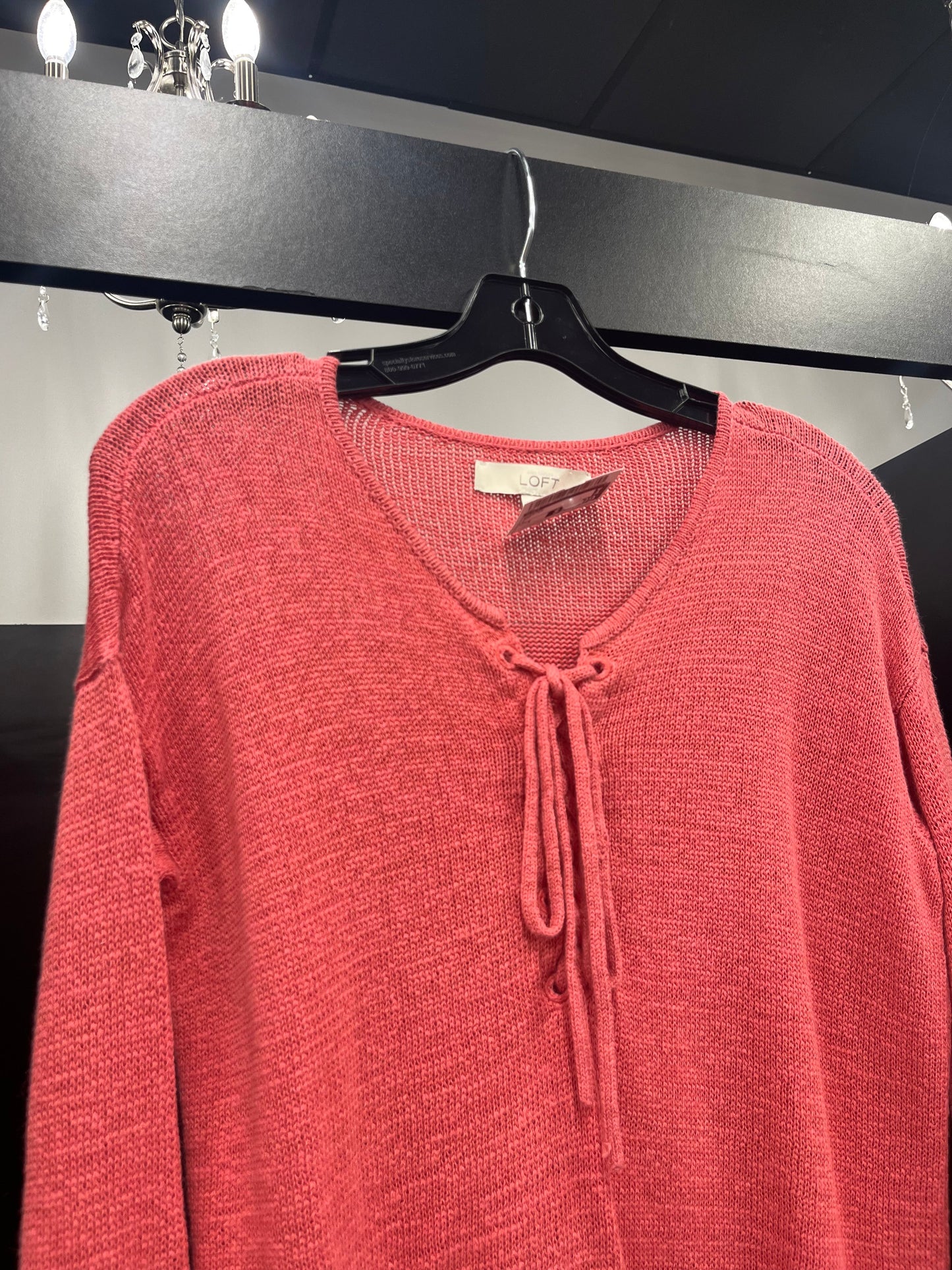 Sweater By Loft In Red, Size: S