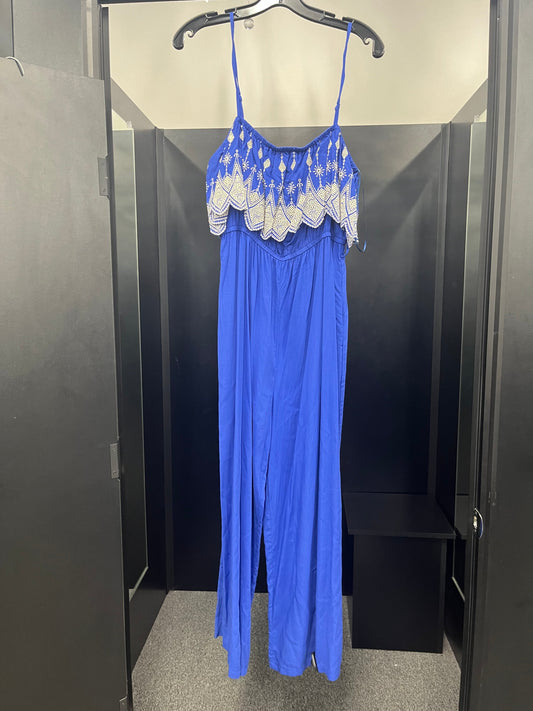 Blue Jumpsuit Clothes Mentor, Size M