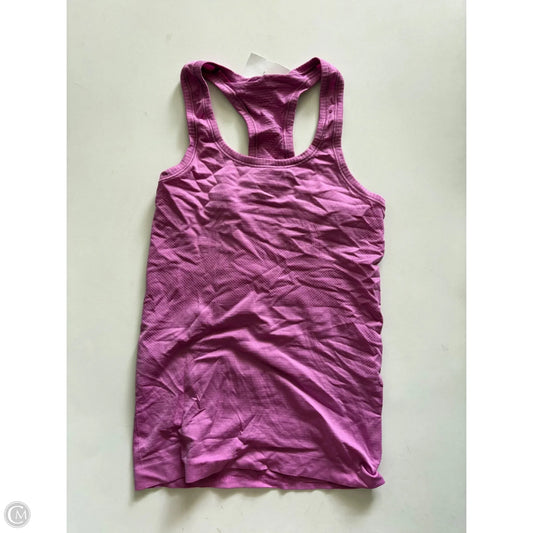 Athletic Tank Top By Lululemon In Purple, Size: Xs