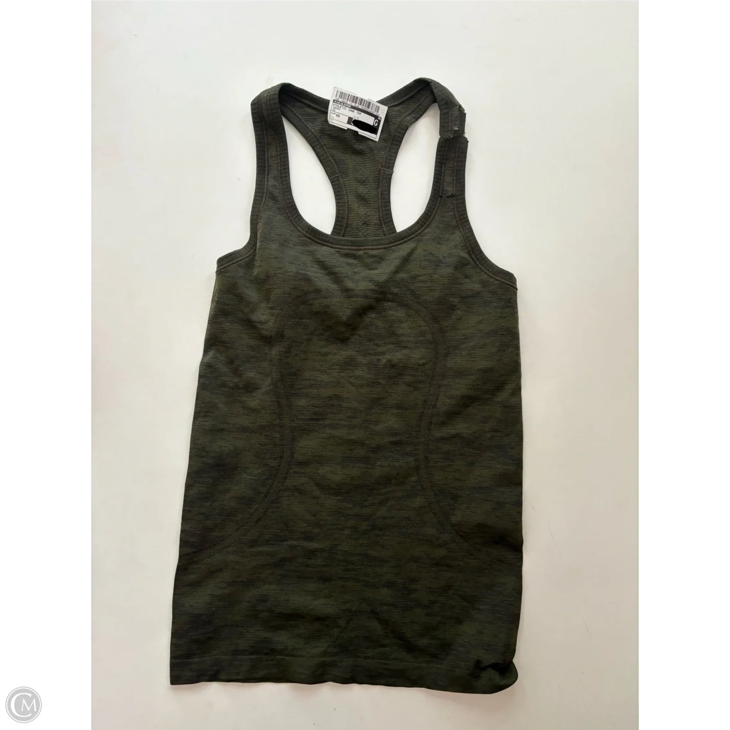 Athletic Tank Top By Lululemon In Green, Size: Xs