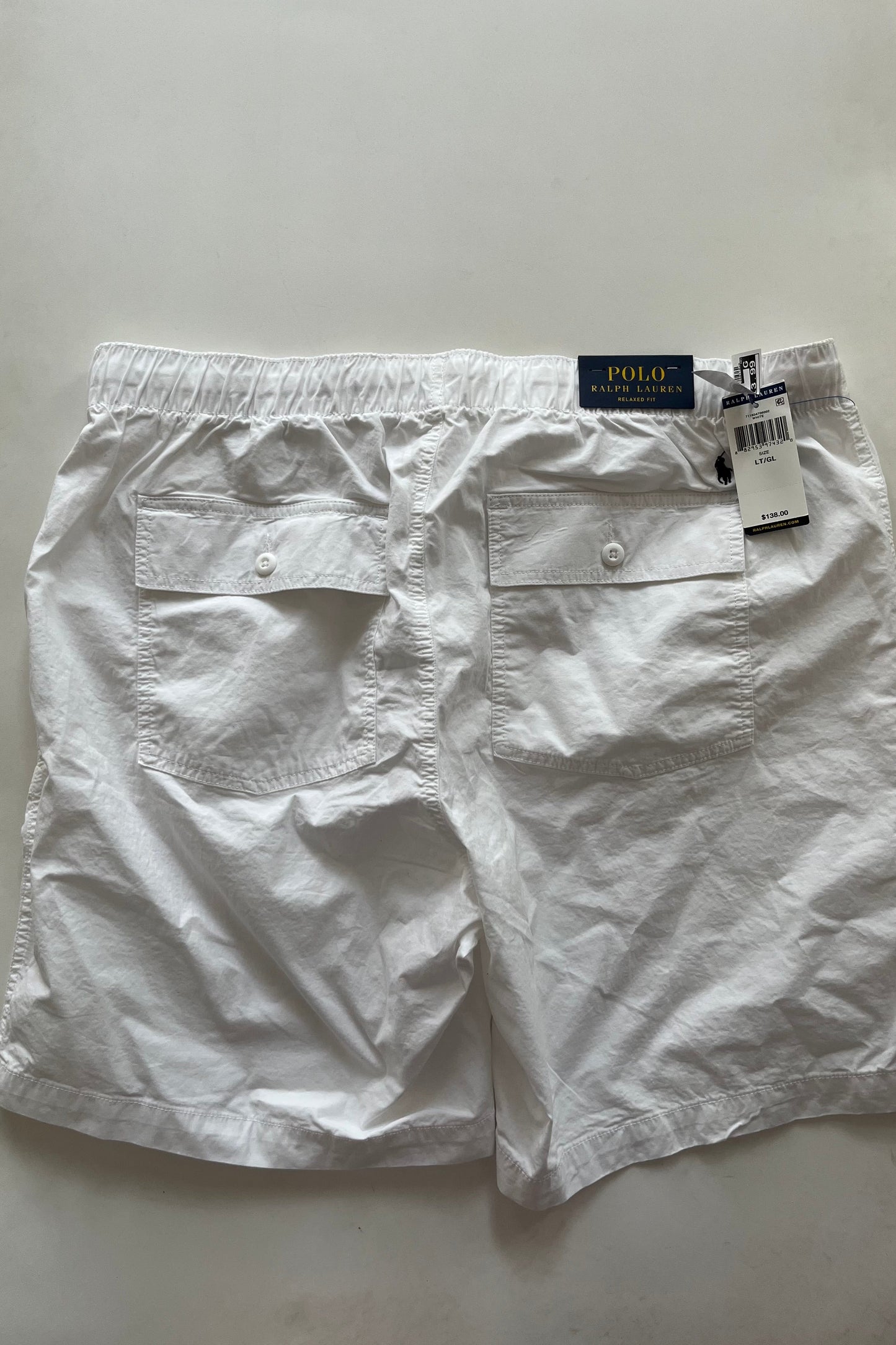 White Shorts Ralph Lauren NWT, Size L