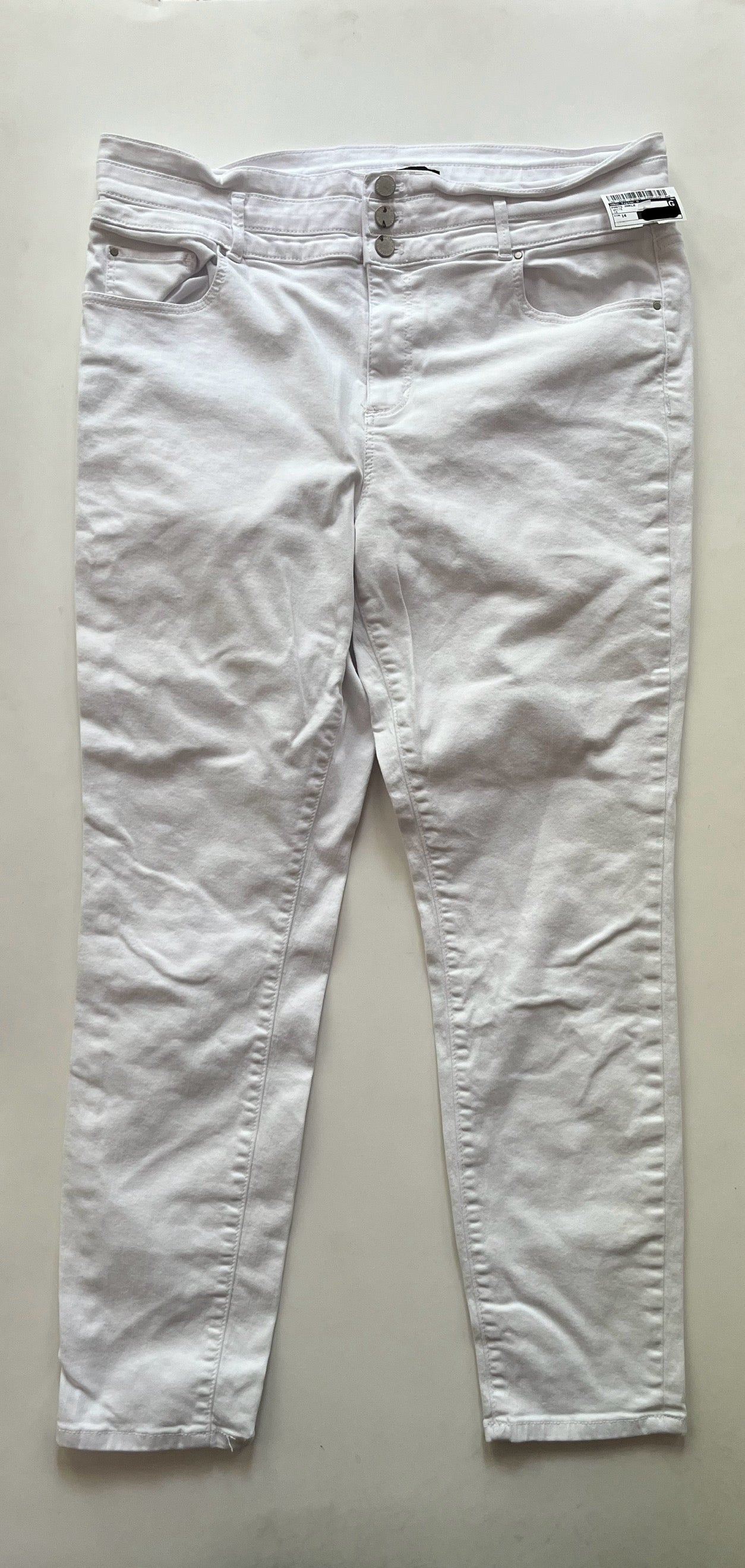 Pants Ankle By Ann Taylor O In White, Size: 14