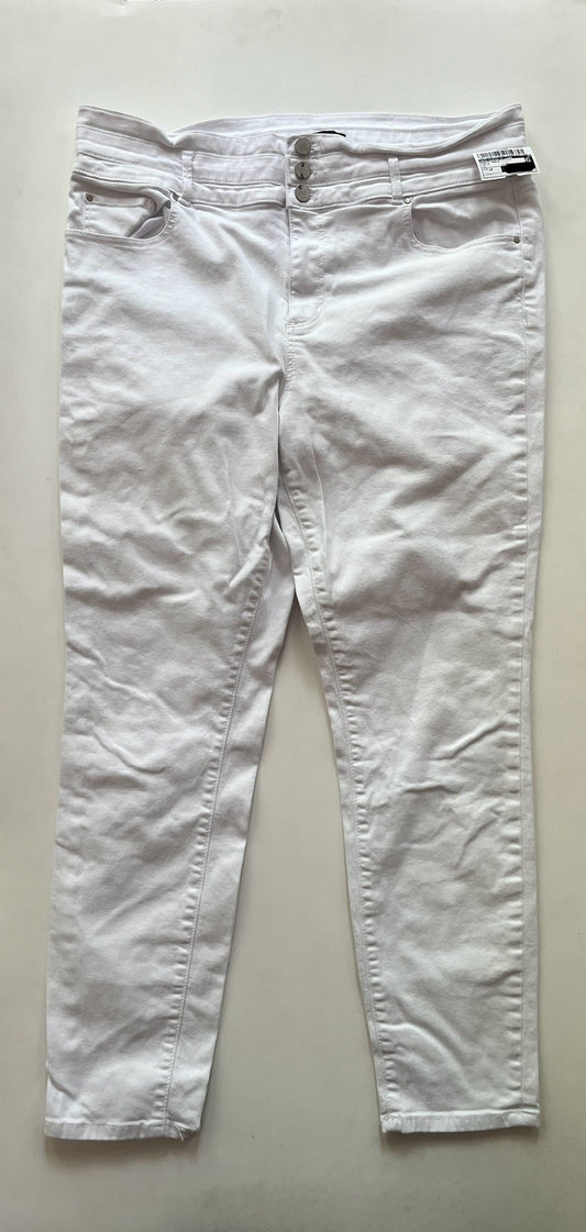 Pants Ankle By Ann Taylor O In White, Size: 14