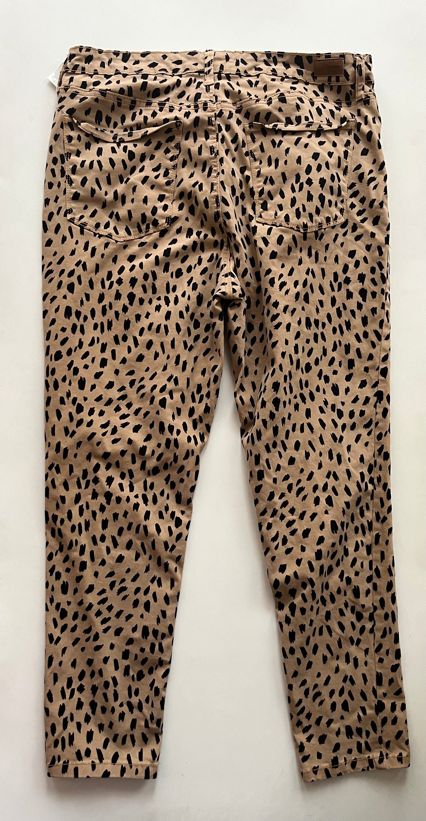 Animal Print Pants Ankle Crown And Ivy, Size 16