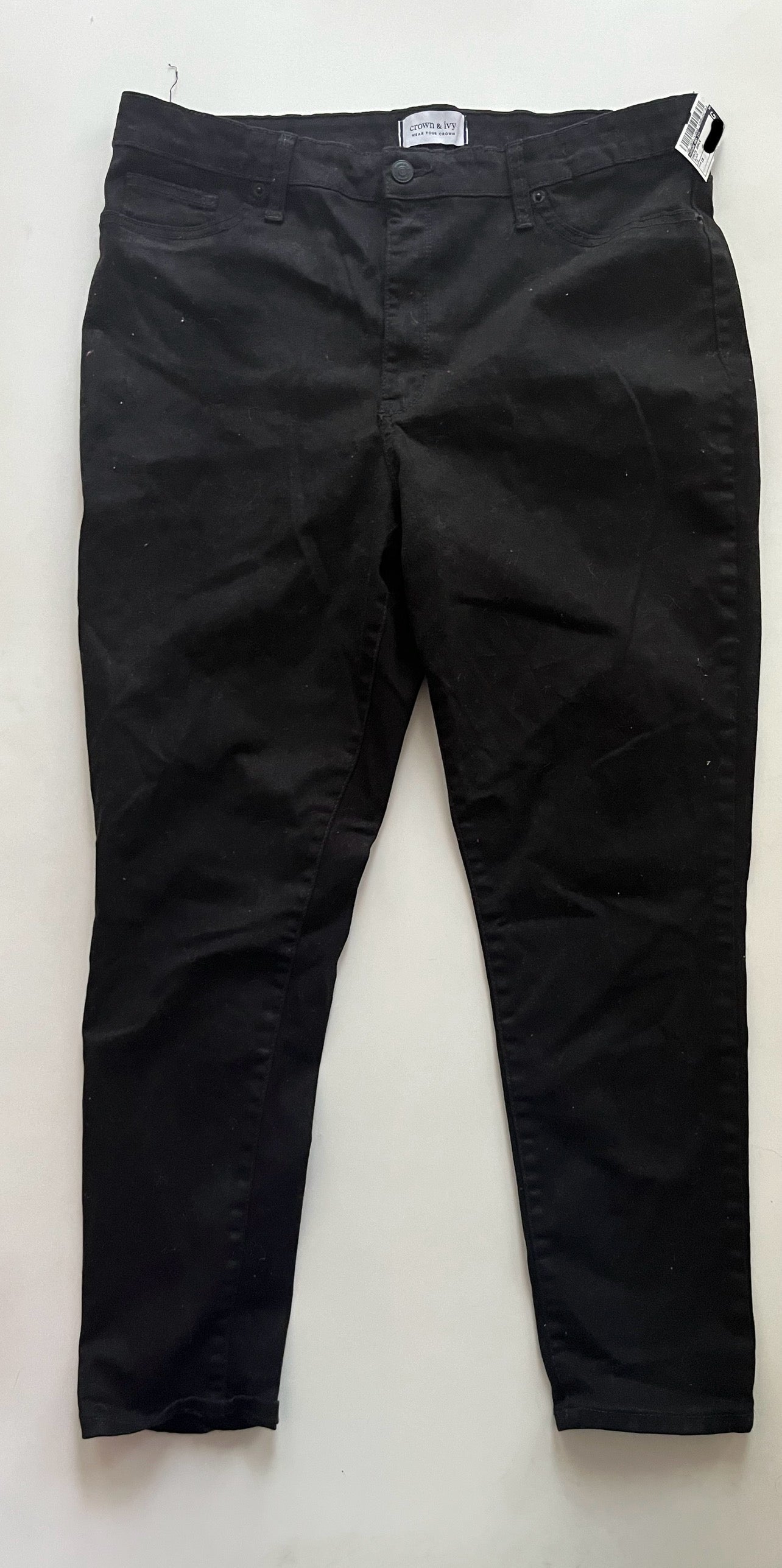 Black Pants Ankle Crown And Ivy, Size 16