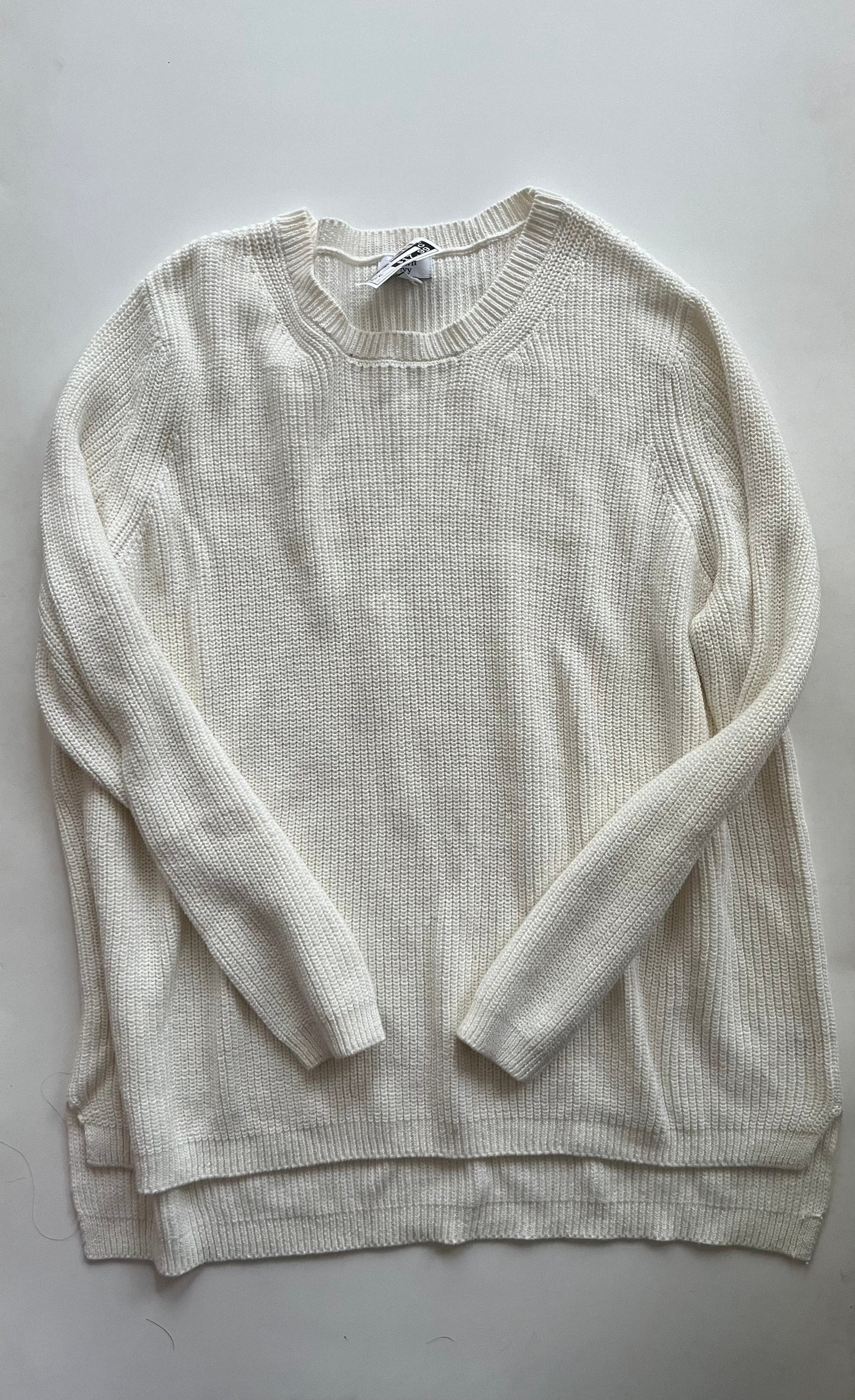 White Sweater Crown And Ivy, Size Xl