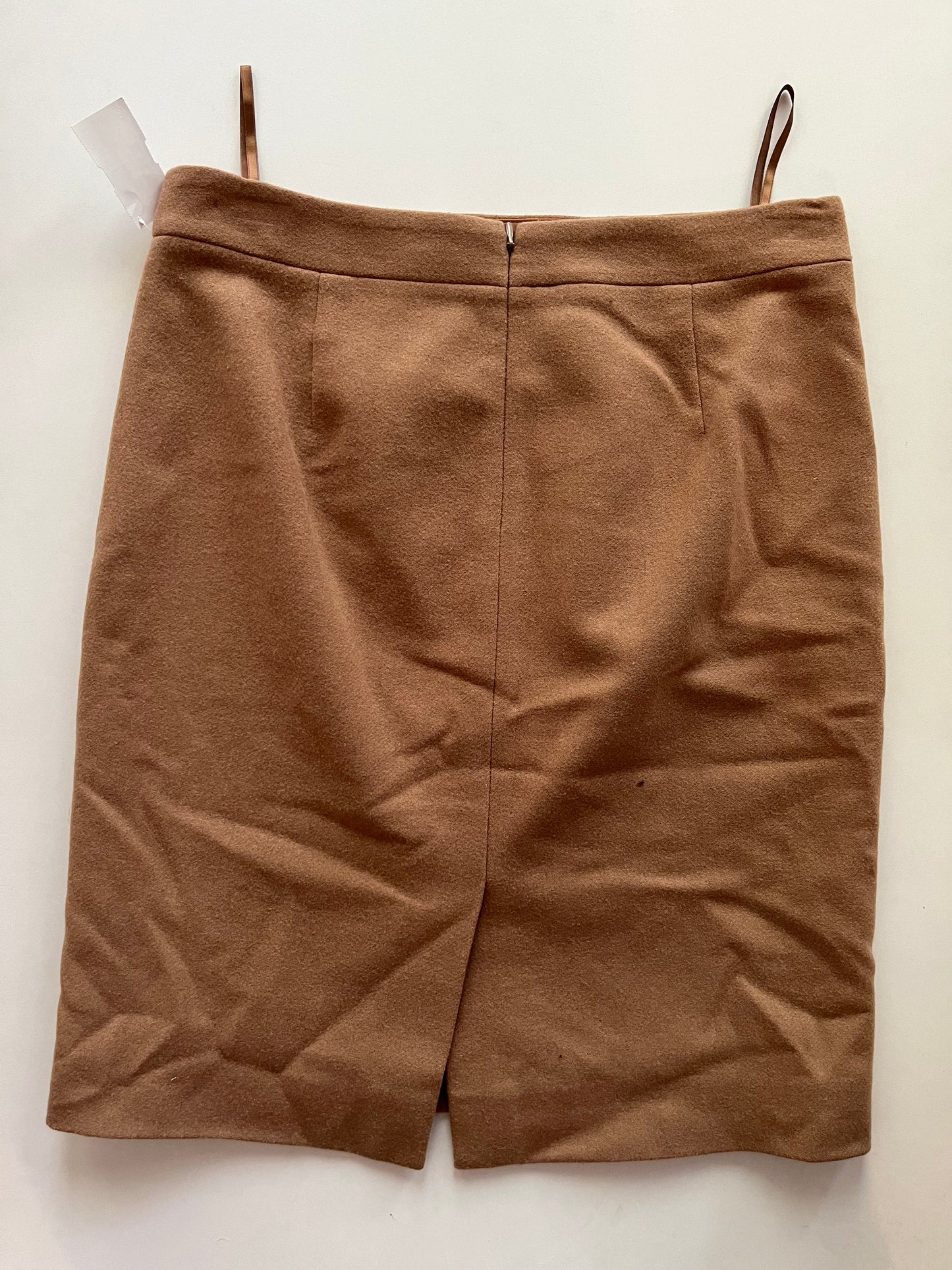 Tan Skirt Midi J Crew O, Size 4