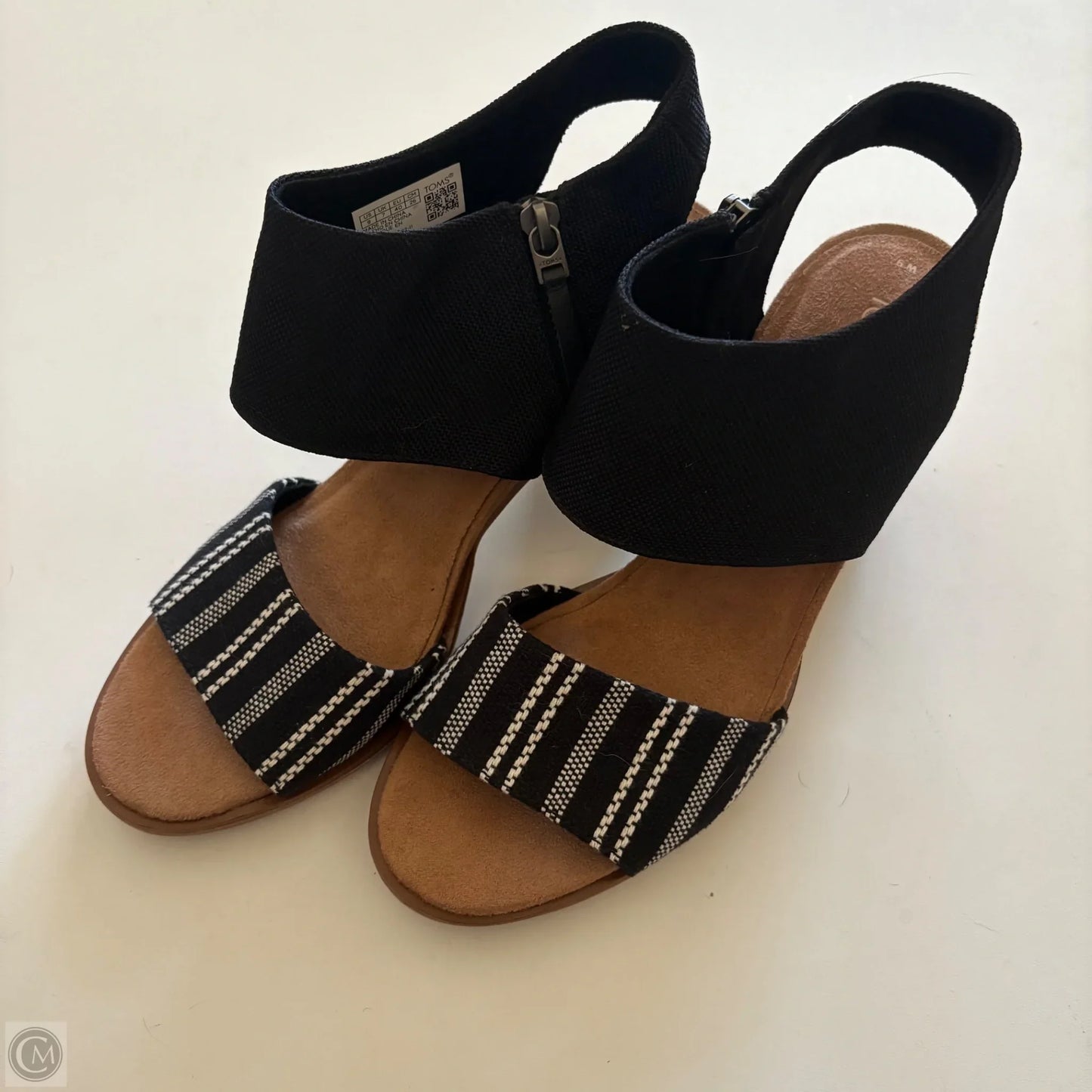 Shoes Heels Block By Toms In Black, Size: 9