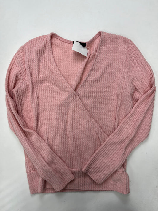 Pink Top Long Sleeve Gibson, Size S