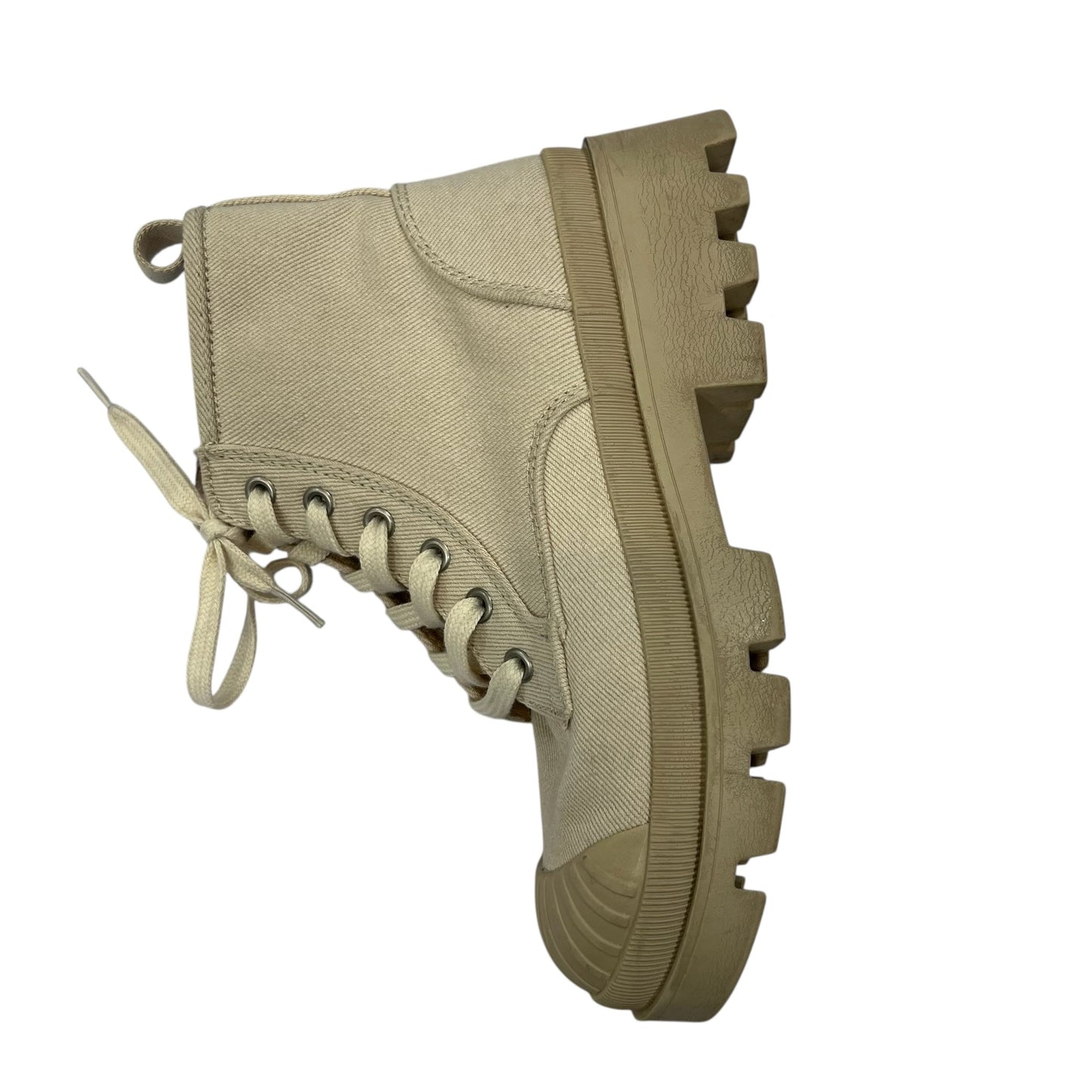 Boots Ankle Flats By Universal Thread In Beige, Size: 6