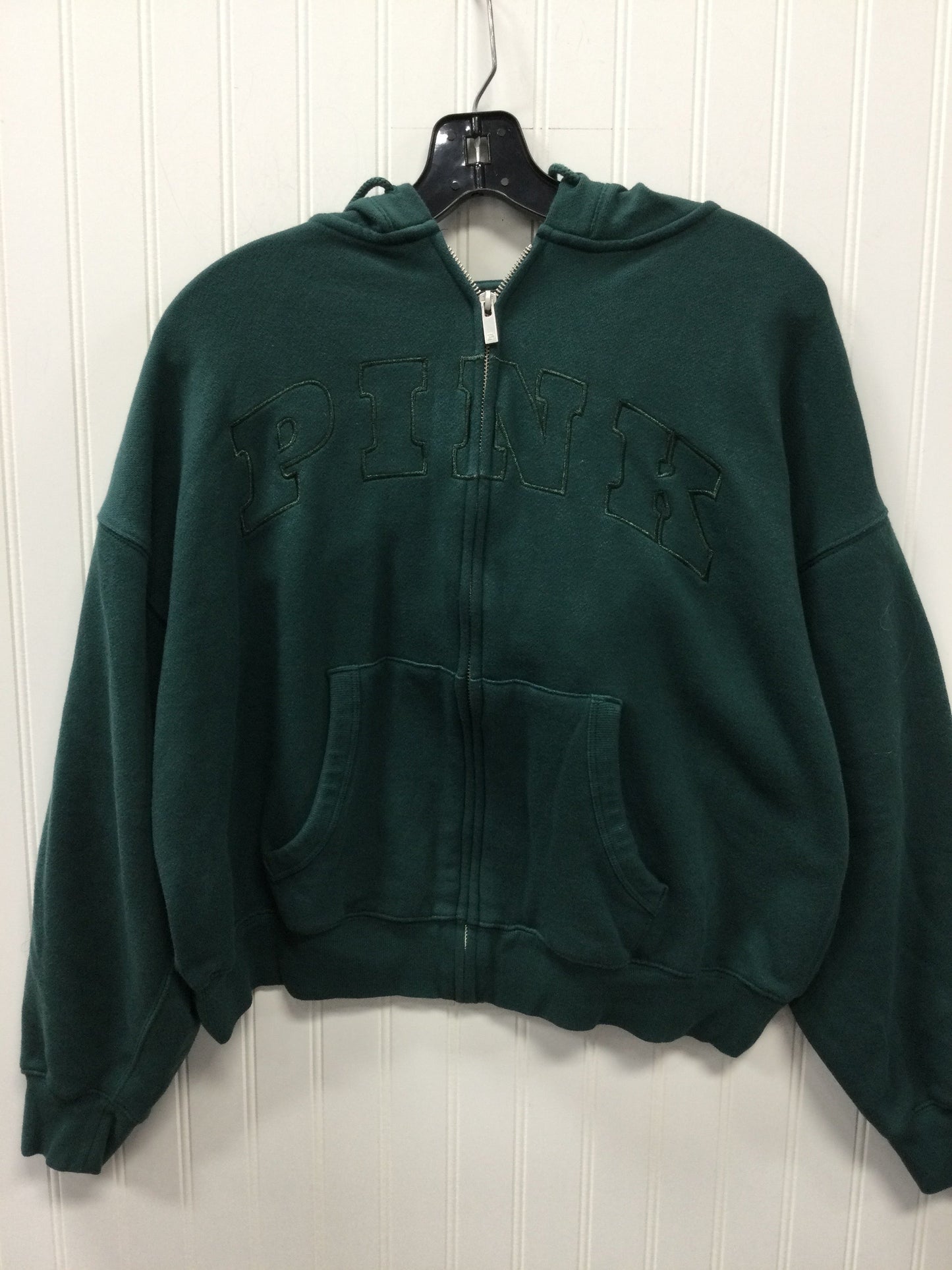 Sweatshirt Hoodie By Pink In Teal, Size:M