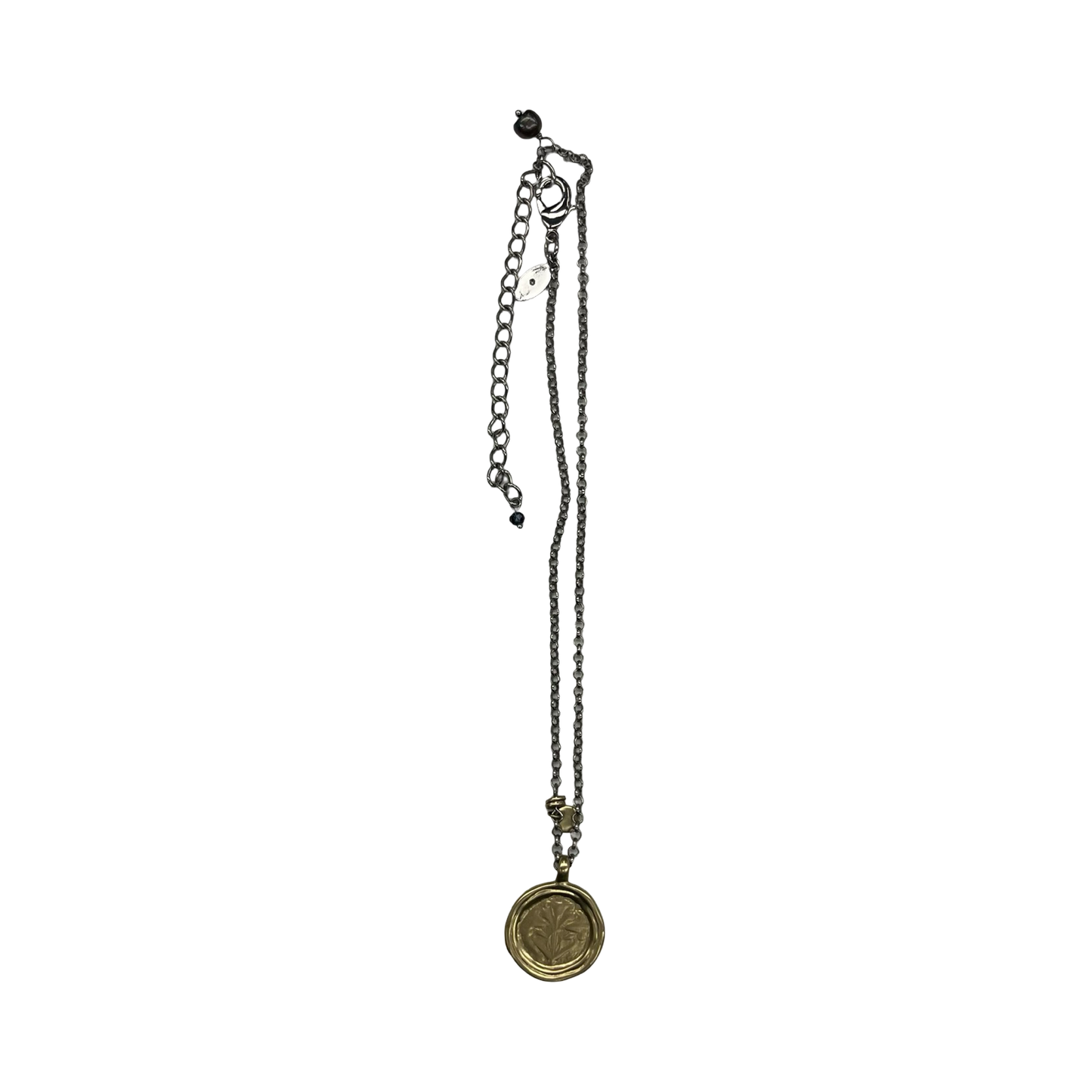 Necklace Charm By Chicos In Gold & Silver
