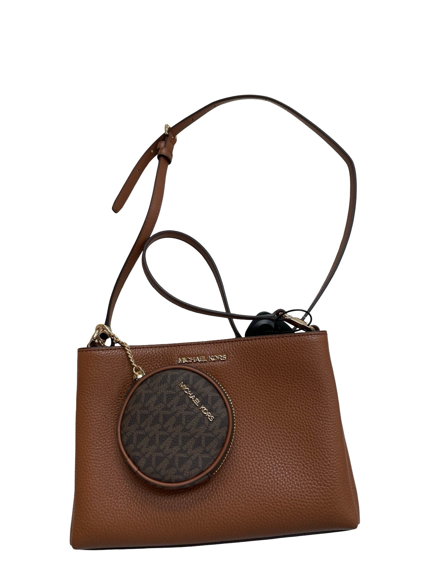Handbag Designer By Michael Kors In Brown, Size:Medium