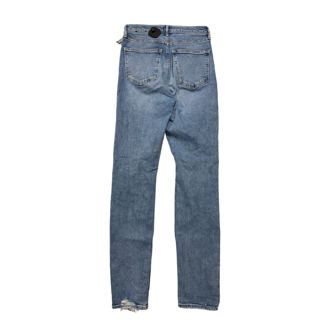 Jeans Straight By Gap In Blue Denim, Size:4