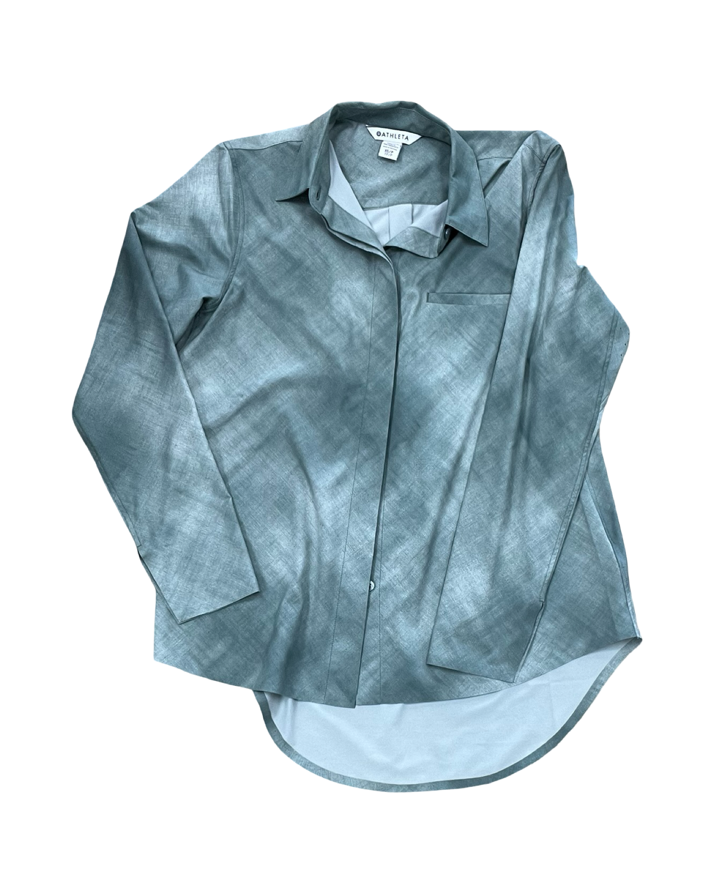 Blouse Ls By Athleta In Green, Size:Xs