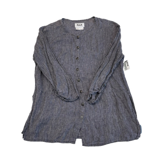 Top Ls By Flax In Grey, Size:S