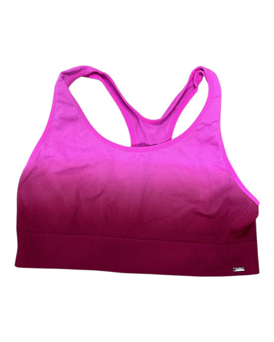 Athletic Bra By Pink In Pink & Red, Size:L