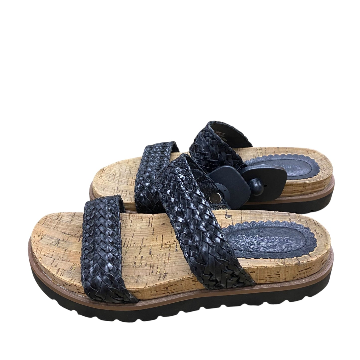 Sandals Flats By Bare Traps In Black, Size:8