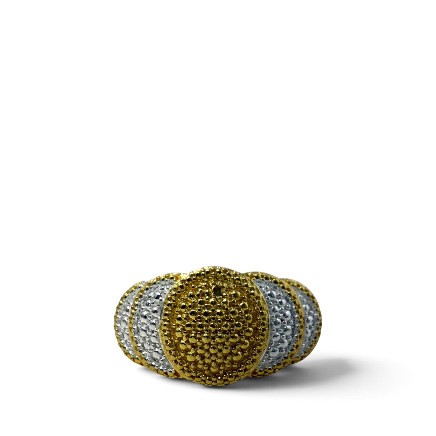 18K Gold Plated Diamond Accent Ring  By STS Karis, Size: 10