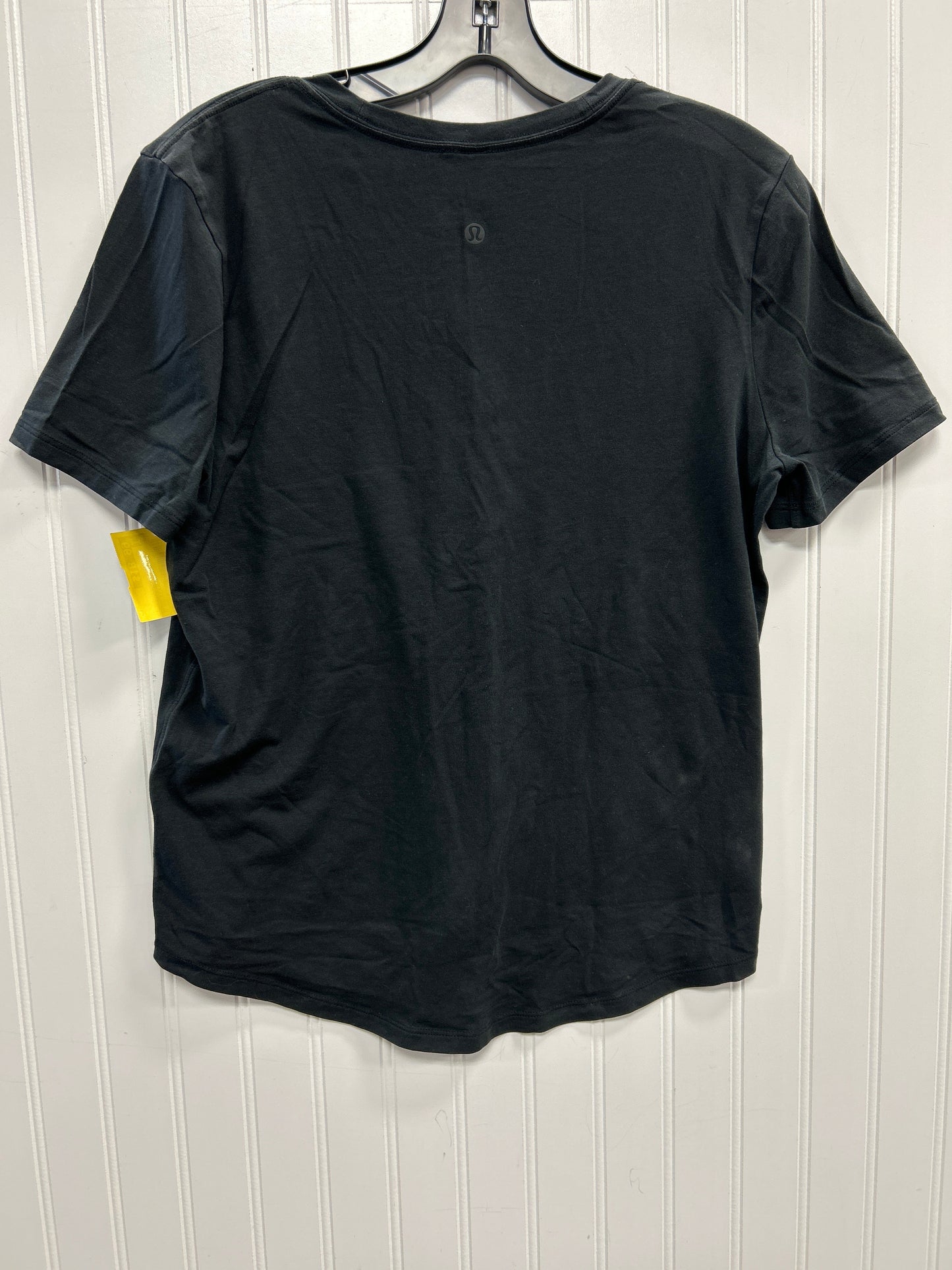 Athletic Top Ss By Lululemon In Black, Size:6